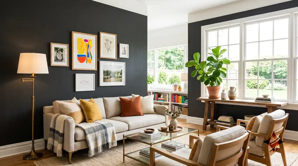 How to Style Dark Walls